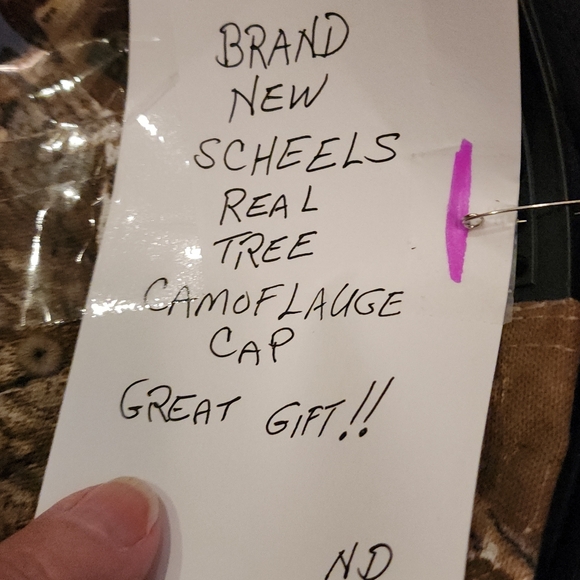 NWT Scheels Camouflage Baseball Cap - Picture 4 of 4